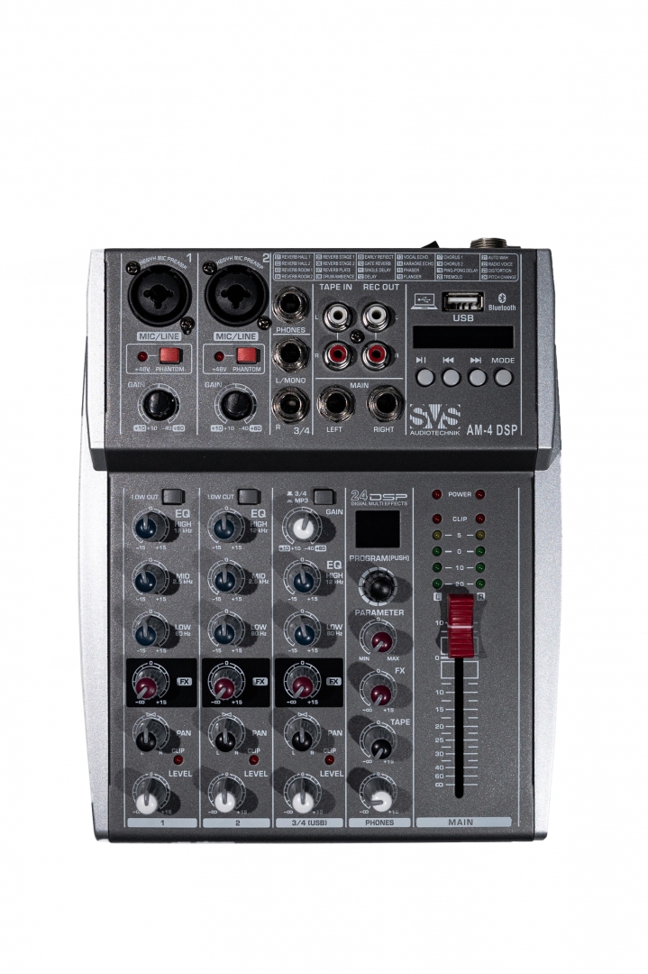 SVS Audiotechnik mixers AM-4 DSP Аналоговый микшерный пульт, 4-канала в Сысерти