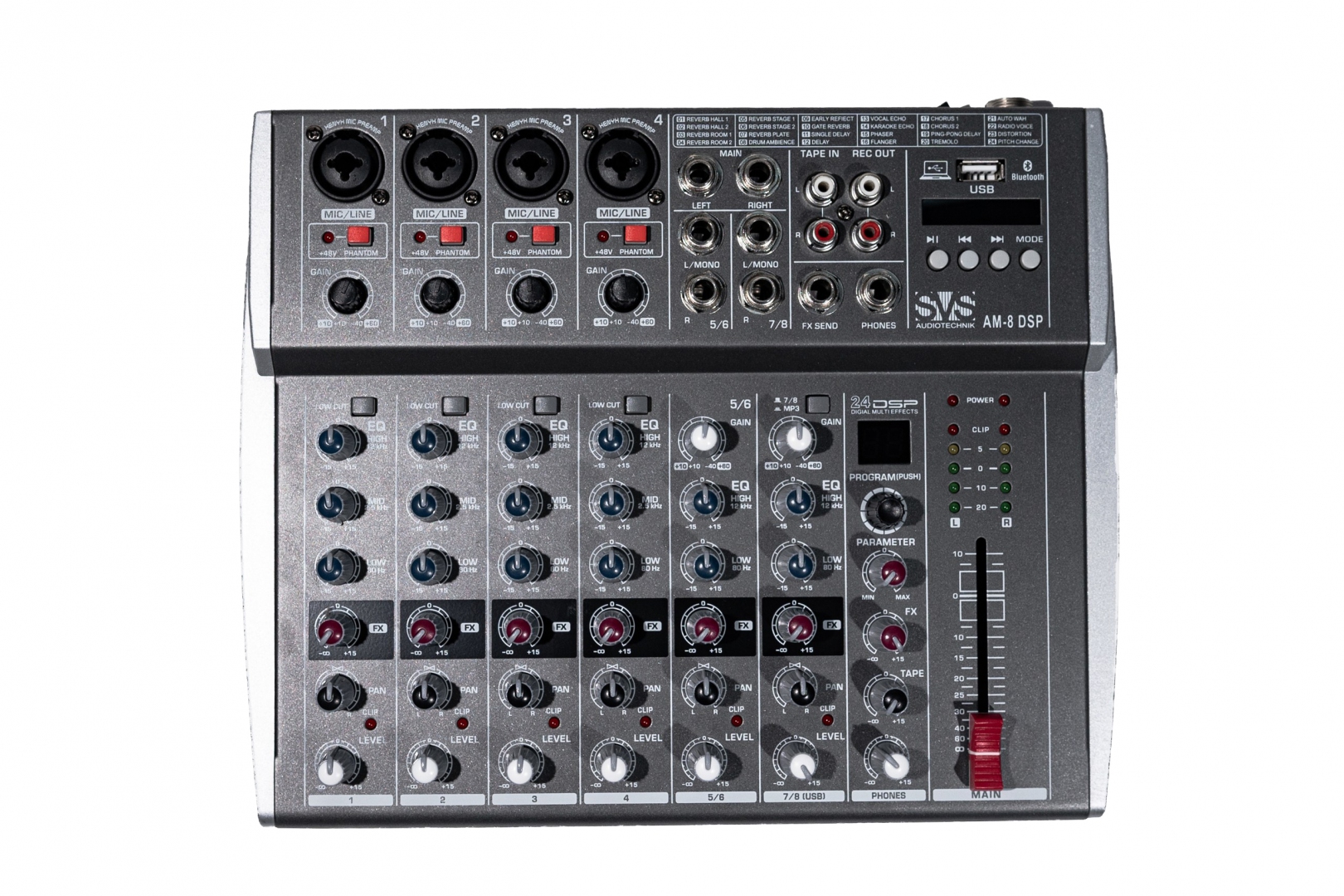 SVS Audiotechnik mixers AM-8 DSP Микшерный пульт аналоговый, 8-канальный в Сысерти